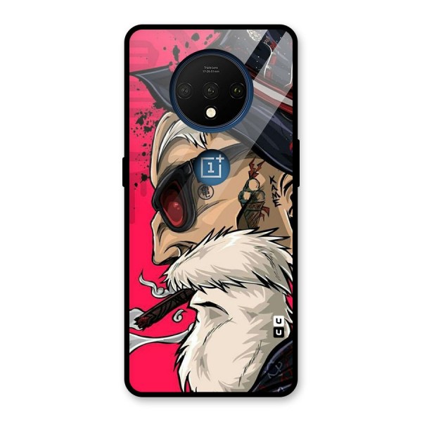 Old Man Swag Glass Back Case for OnePlus 7T