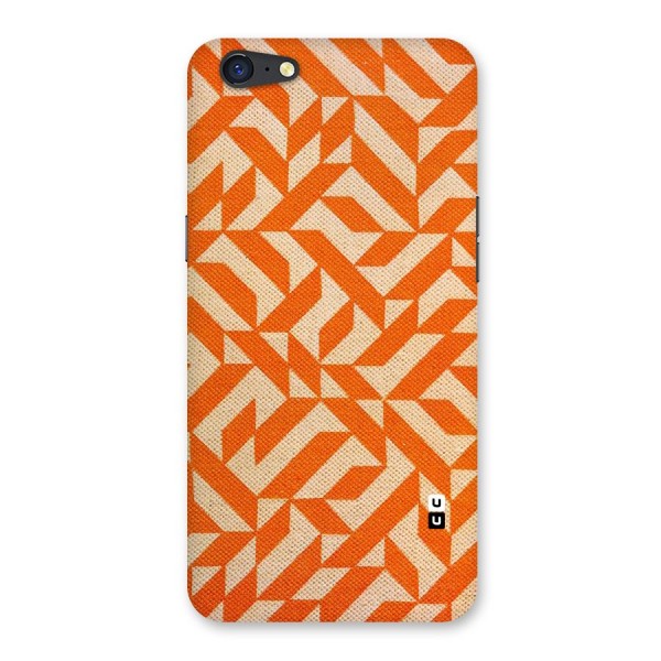 Orange Beige Pattern Back Case for Oppo A71