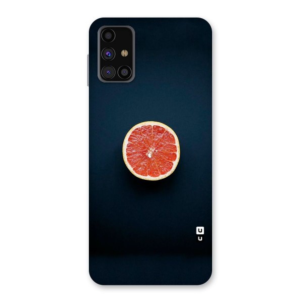 Orange Design Back Case for Galaxy M31s