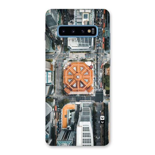 Orange Dome Back Case for Galaxy S10 Plus