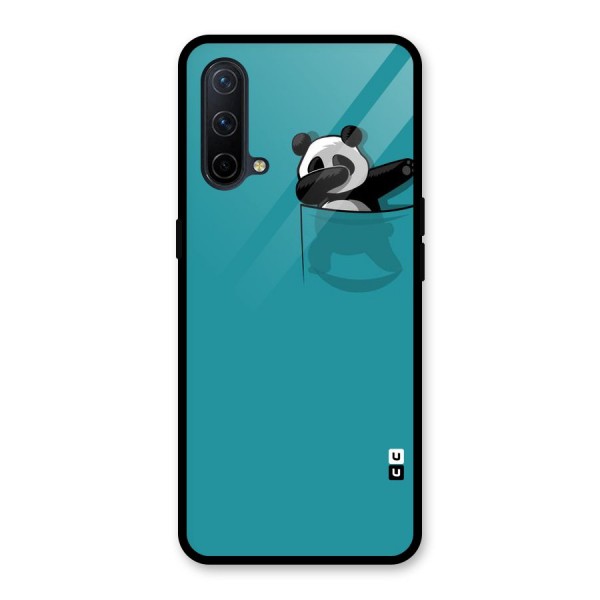Panda Dabbing Away Glass Back Case for OnePlus Nord CE 5G