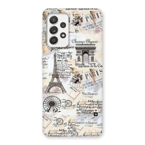 Paris Paper Back Case for Galaxy A52