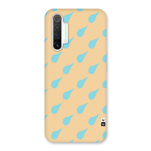 Pastel Orange Drops Back Case for Realme X3 SuperZoom