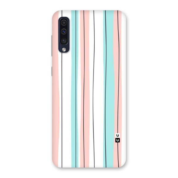 Pastel Tri Stripes Back Case for Galaxy A50