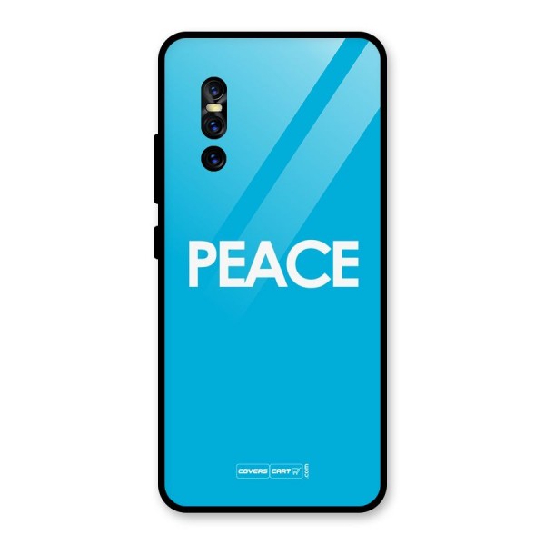 Peace Glass Back Case for Vivo V15 Pro