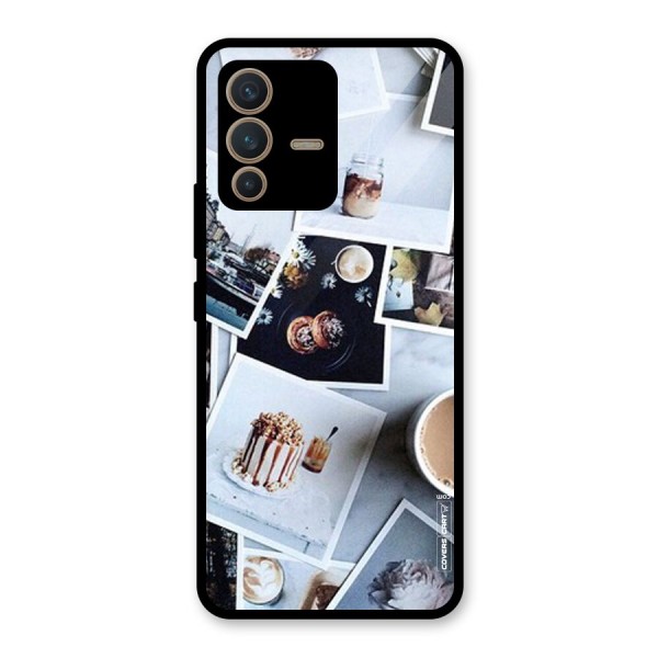 Pictures Coffee Glass Back Case for Vivo V23 5G