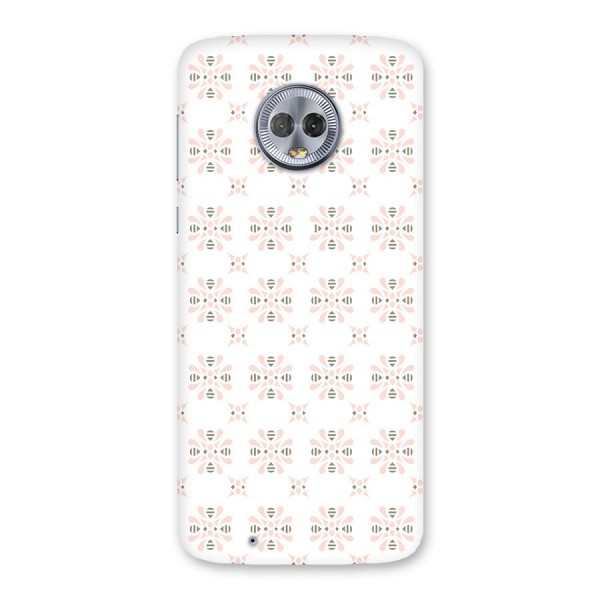 Pink Floral Pattern Back Case for Moto G6