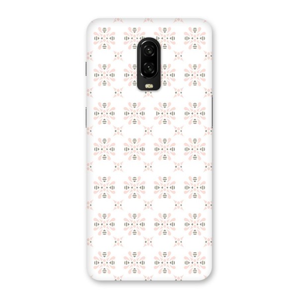 Pink Floral Pattern Back Case for OnePlus 6T