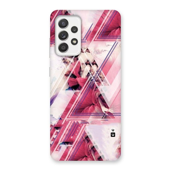 Pink Rose Abstract Back Case for Galaxy A52