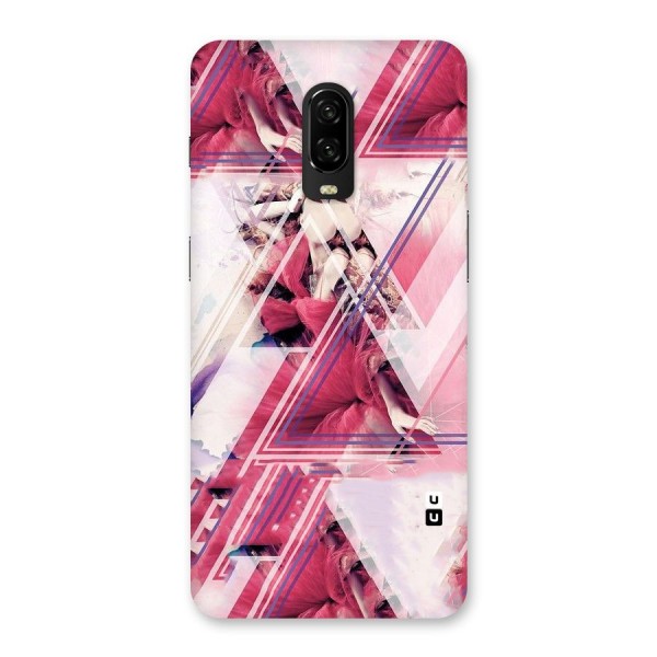 Pink Rose Abstract Back Case for OnePlus 6T