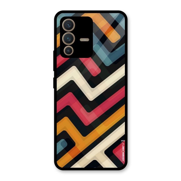 Pipelines Glass Back Case for Vivo V23 5G