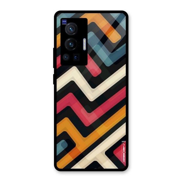 Pipelines Glass Back Case for Vivo X70 Pro