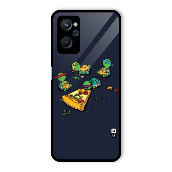 Pizza Overload Glass Back Case for Realme 9i