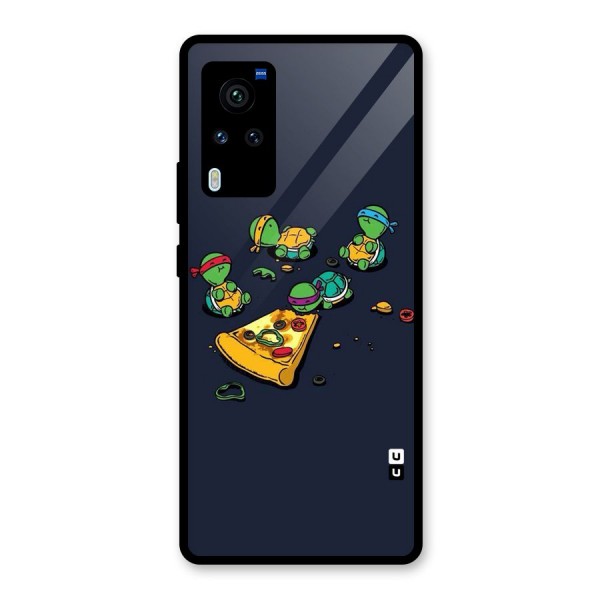 Pizza Overload Glass Back Case for Vivo X60 Pro