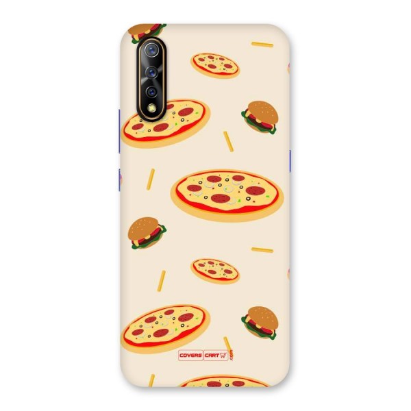 Pizza and Burger Love Back Case for Vivo Z1x