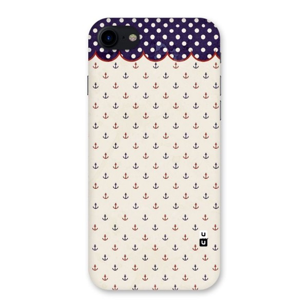 Polka Anchor Back Case for iPhone SE 2020