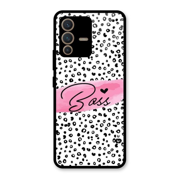 Polka Boss Glass Back Case for Vivo V23 5G