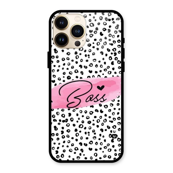 Polka Boss Glass Back Case for iPhone 13 Pro Max