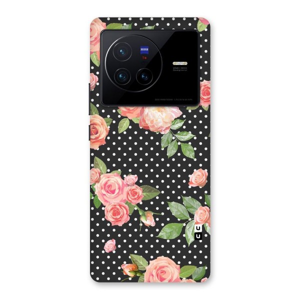 Polka Peach Back Case for Vivo X80