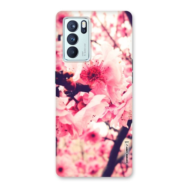 Pretty Pink Flowers Back Case for Oppo Reno6 Pro 5G