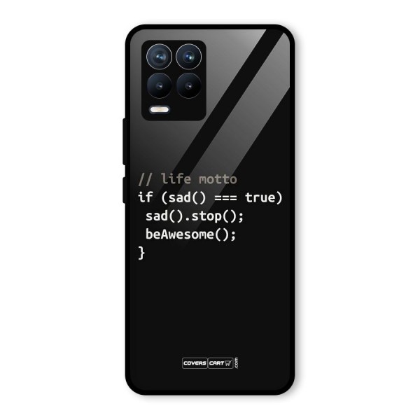 Programmers Life Glass Back Case for Realme 8 Pro