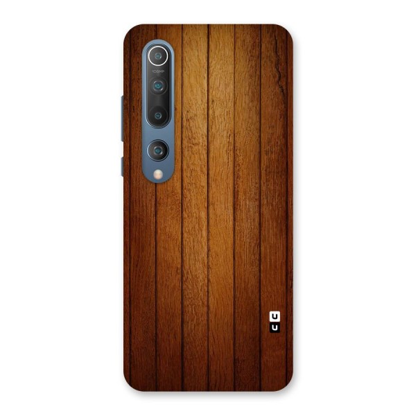 Proper Brown Wood Back Case for Mi 10