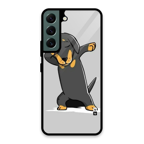 Puppy Dab Glass Back Case for Galaxy S22 5G