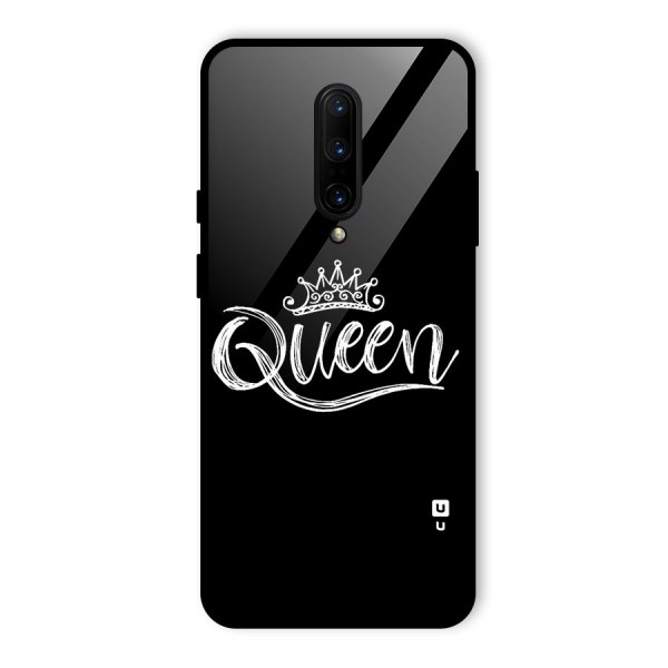 Queen Crown Glass Back Case for OnePlus 7 Pro