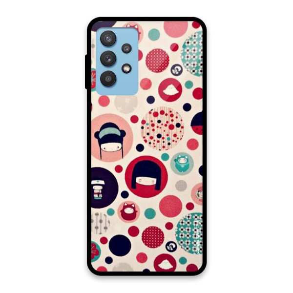 Quirky Glass Back Case for Galaxy M32 5G