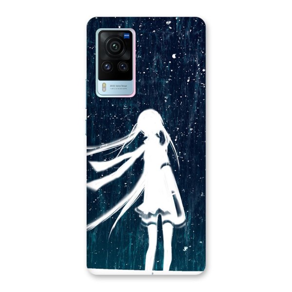 Rain White Girl Back Case for Vivo X60 Pro