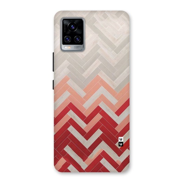 Reds and Greys Back Case for Vivo V20 Pro