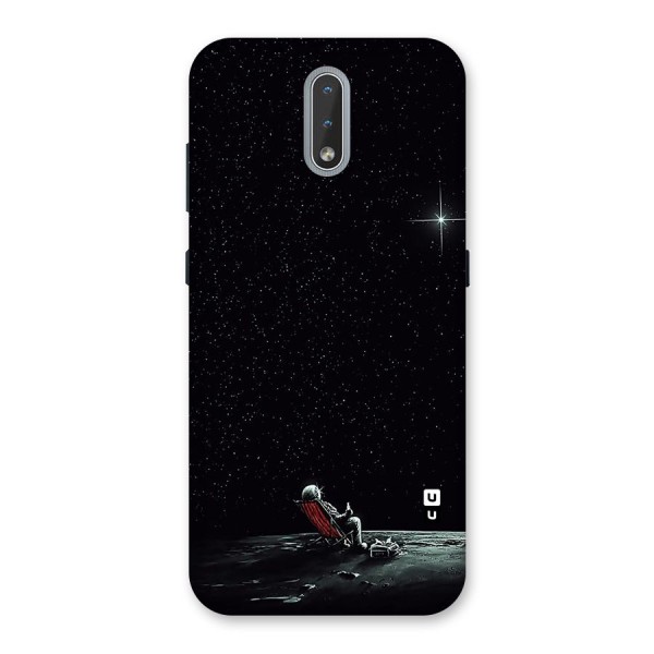 Resting Spaceman Face Back Case for Nokia 2.3