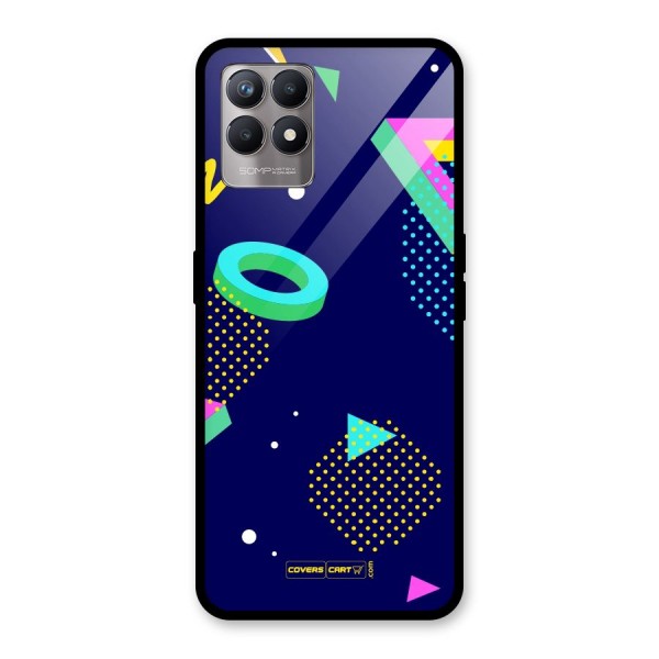 Retro Abstract Glass Back Case for Realme 8i