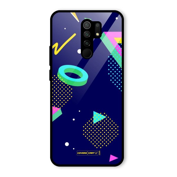 Retro Abstract Glass Back Case for Redmi 9 Prime