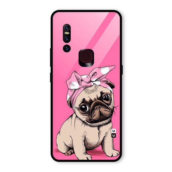 Ribbon Doggo Glass Back Case for Vivo V15