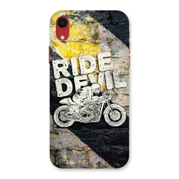 Ride Devil Back Case for iPhone XR