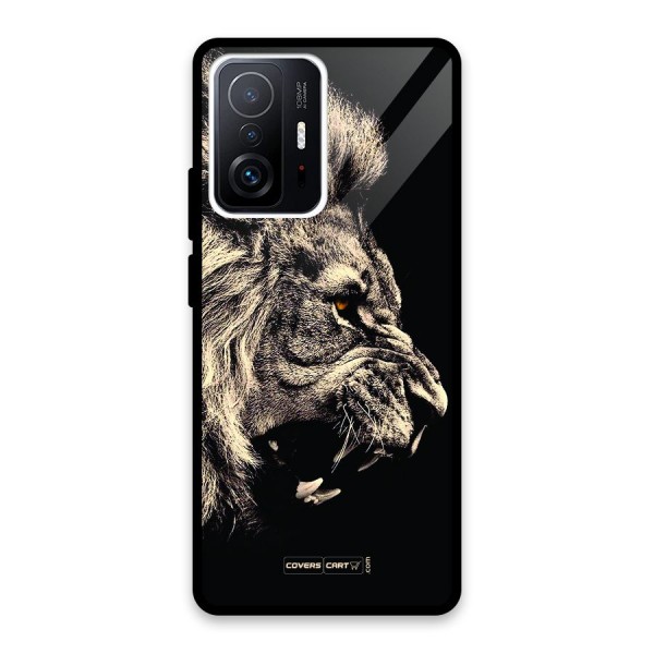 Roaring Lion Glass Back Case for Xiaomi 11T Pro