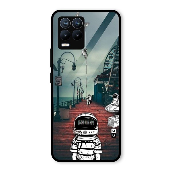 Robotic Design Glass Back Case for Realme 8 Pro