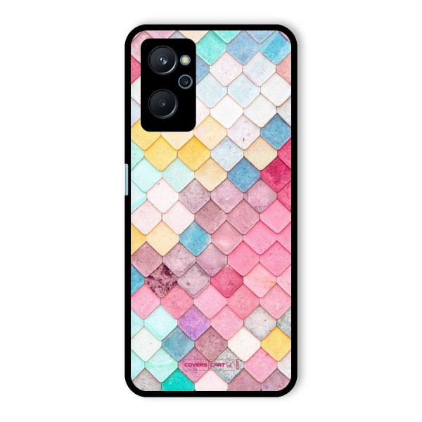 Rocks Pattern Design Glass Back Case for Realme 9i