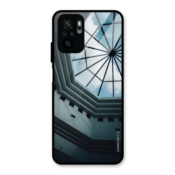 Rooftop Perspective Glass Back Case for Redmi Note 10