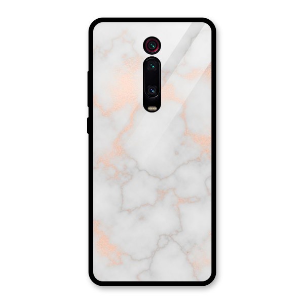 RoseGold Marble Glass Back Case for Redmi K20