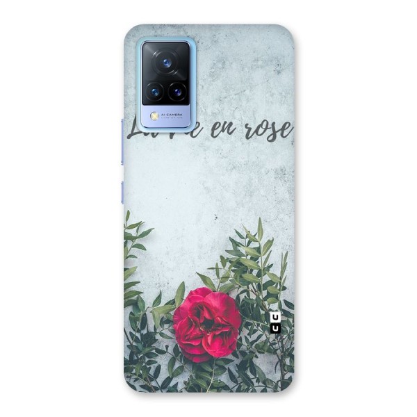 Rose Life Back Case for Vivo V21 5G