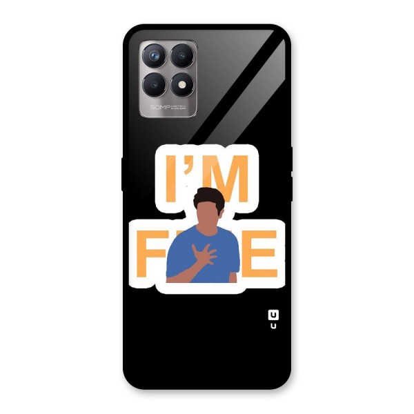 Ross is Fine Glass Back Case for Realme 8i