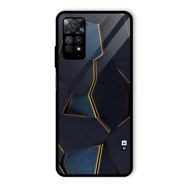 Royal Abstract Glass Back Case for Redmi Note 11 Pro