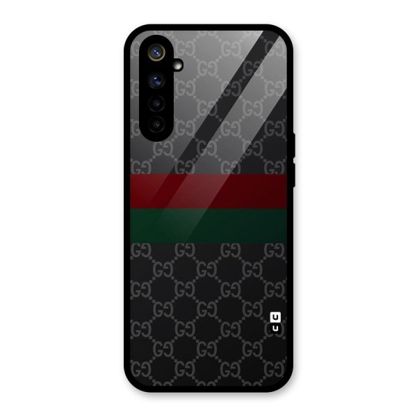 Royal Stripes Design Glass Back Case for Realme 6i