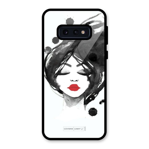 Sassy Girl Glass Back Case for Galaxy S10e