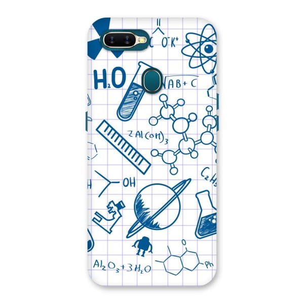 Science Notebook Back Case for Oppo A12