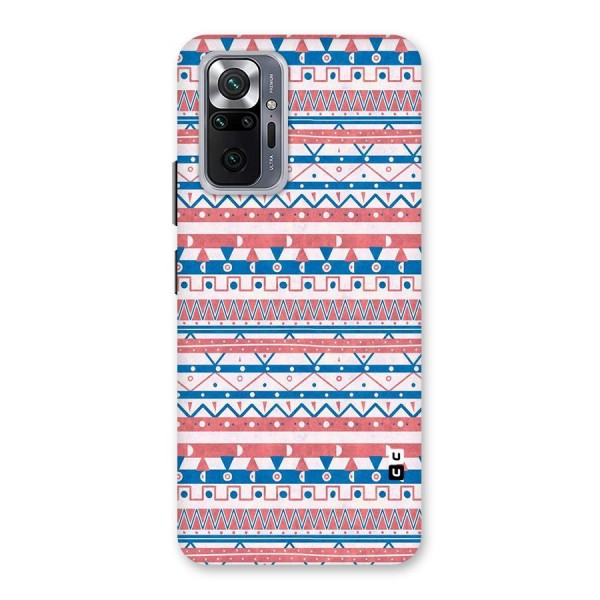 Seamless Ethnic Pattern Back Case for Redmi Note 10 Pro