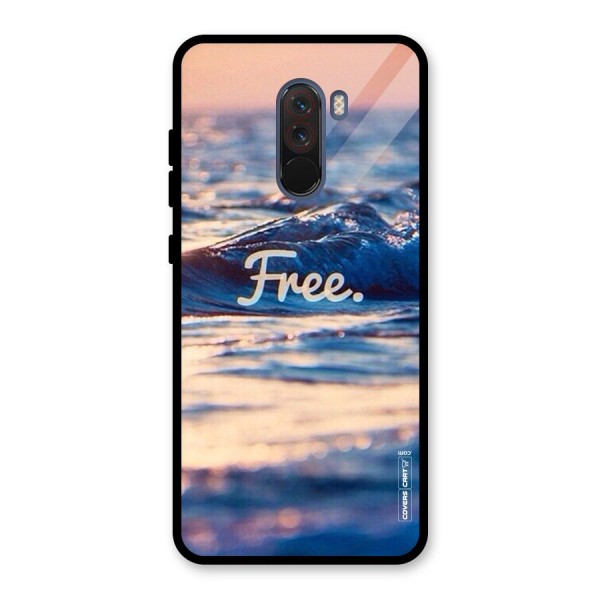 Set Yourself Free Glass Back Case for Poco F1