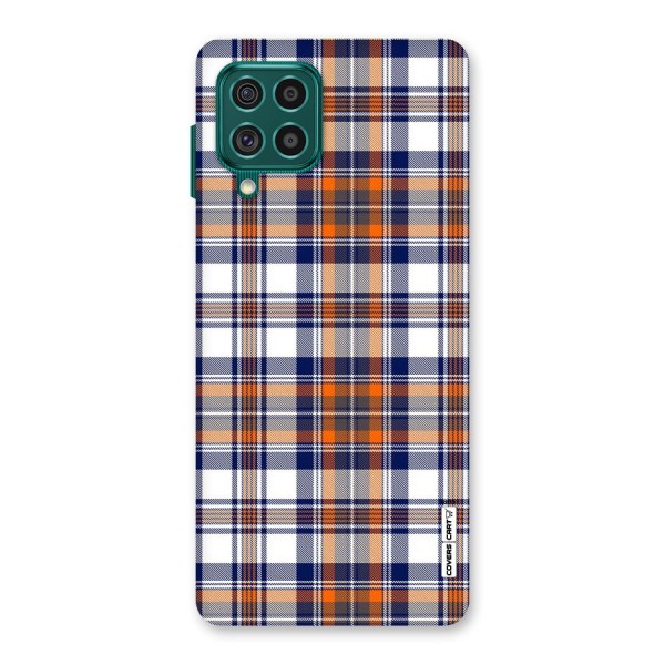 Shades Of Check Back Case for Galaxy F62